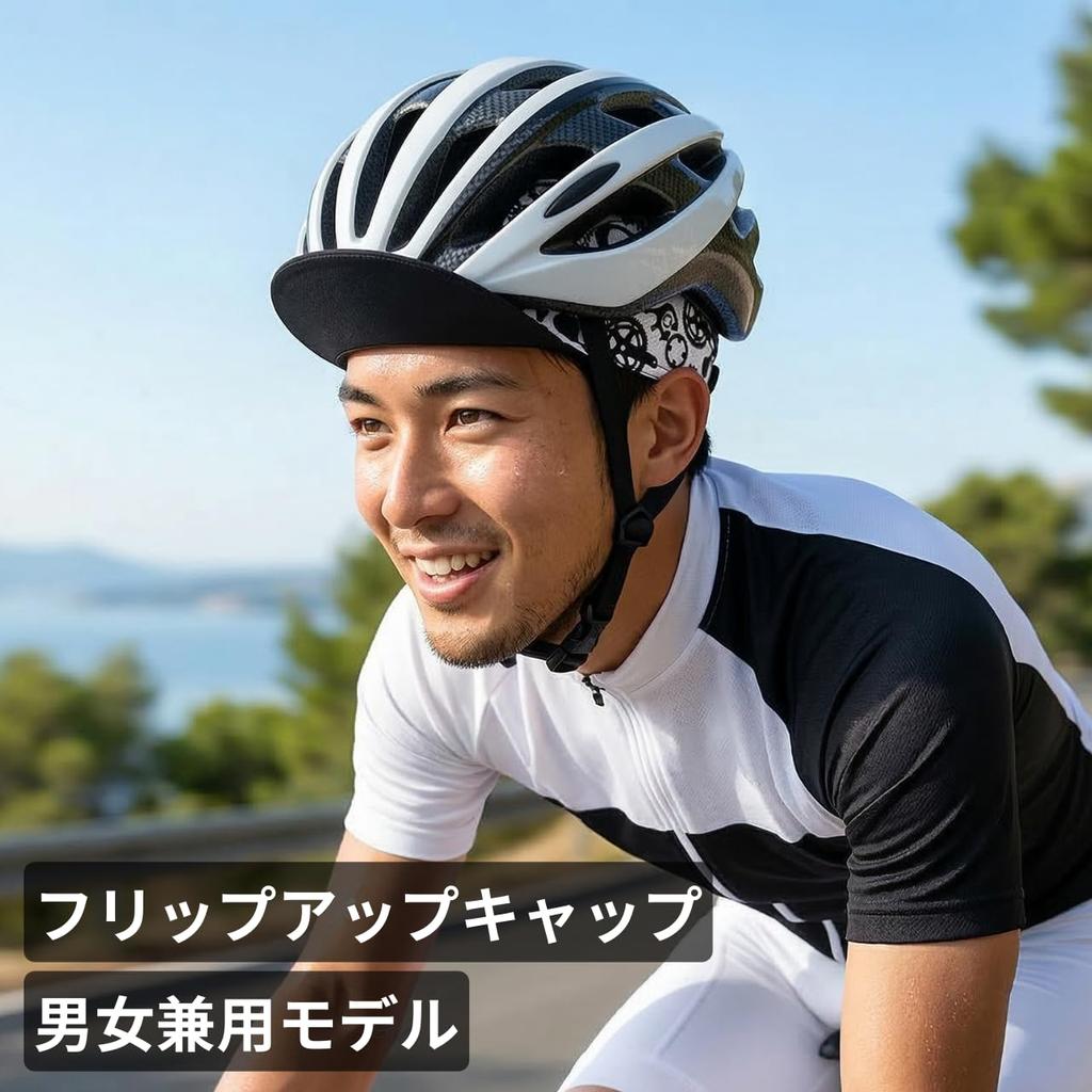 Cycling Inner Helmet Cap with Unisex [andoffer] Cap, Cap, Brim, Sweat-wicking, Quick-drying, Sunscreen, Mesh, Thin, Lightweight, Breathable, Summer,