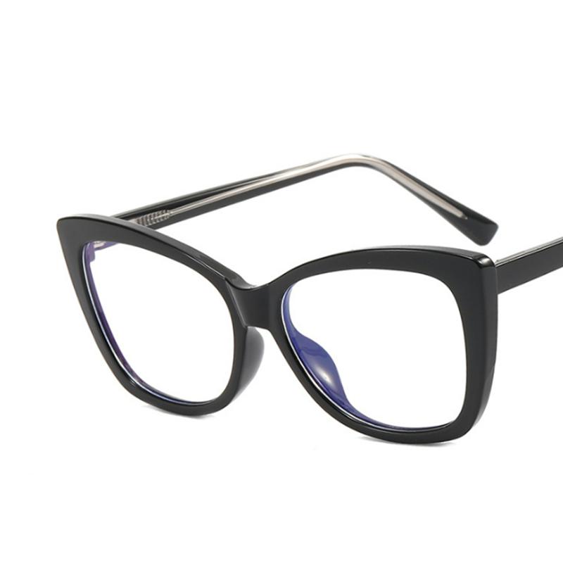Square Cat Eyes Frame Clear Lens Glasses Myopia Nerd Spectacles Degree -0.5 -1.0 -2.0 -3.0 -4.0 To -6.0