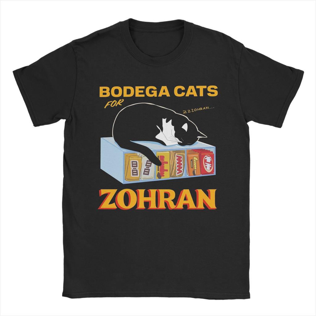 Zohran Mamdani T Shirts for Unisex Women Cotton Novelty TShirts Round Collar Tee Shirt Short Sleeve Clothes Plus Size