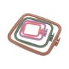DIY Adjustable Square Household Hand Kit Embroidery Hoops Cross Stitch Art Craft Sewing Tools