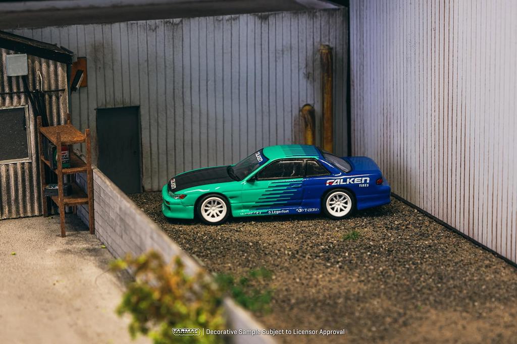TARMACWORKS VERTEX Nissan Silvia Falken Completed Product 1/64 (S13) T64G-025-FA
