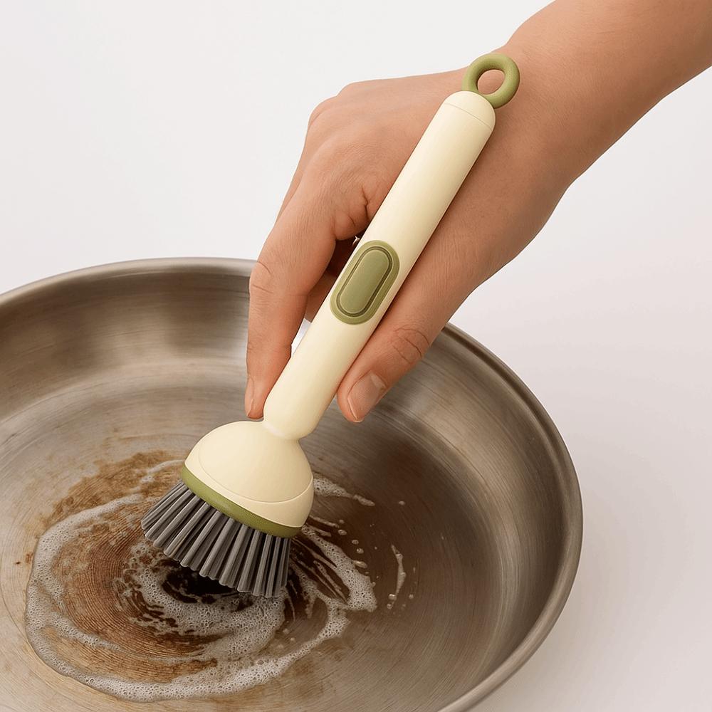 Hanging Dish Brush Plastic Dish Scrubber Portable Pot Scrubber Pot Cleaning