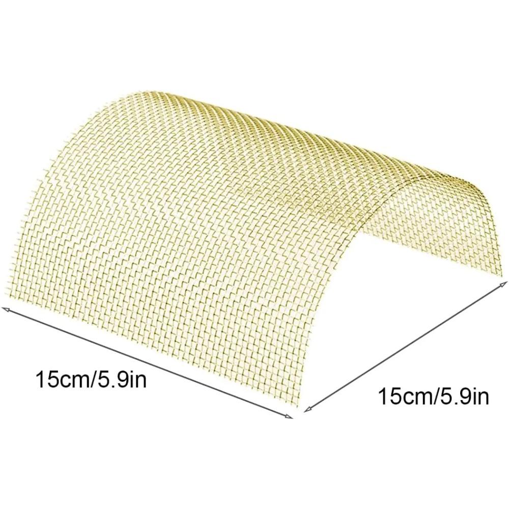 20-200Mesh Metal Mesh Shielding Fabrics Mesh Copper Wire Filter Net Non-magnetic Signal Screen Tool Parts Brass Woven Wire