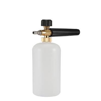1/4 Inch Pressure Washer Snow Foam Pot Quick Coupler Adjustable 1l Capacity 4000psi Spray Pressure