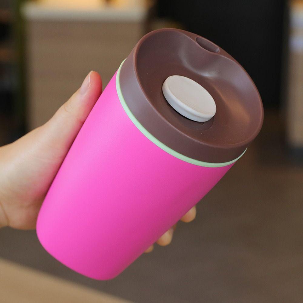 Portable Vacuum Insulated Cup Stainless Steel Sports Kettle Drinkware Thermos Bottle  Student