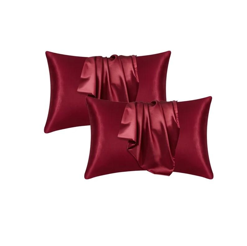 100% Zijden Kussensloop Kussensloop Zijdezacht Satijn Haar Schoonheid Kussensloop Comfortabele Kussensloop Woondecoratie Kussenslopen. 51cmx66cm 1pc