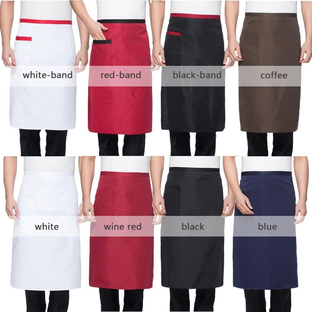 Chef Apron Back Kitchen Chef Apron Half Body Men's Hotel Restaurant Restaurant Kitchen Work Wear Short Work Clothes Thick Apron