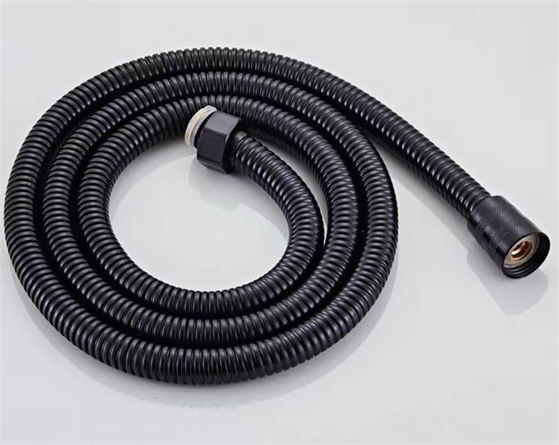 G1/2 " Flexible Nickel Shower Hose 1.5m Antique Plumbing Hose Stainless Gold Steel Bathroom Hose Gray Bathroom Shower head Pipe