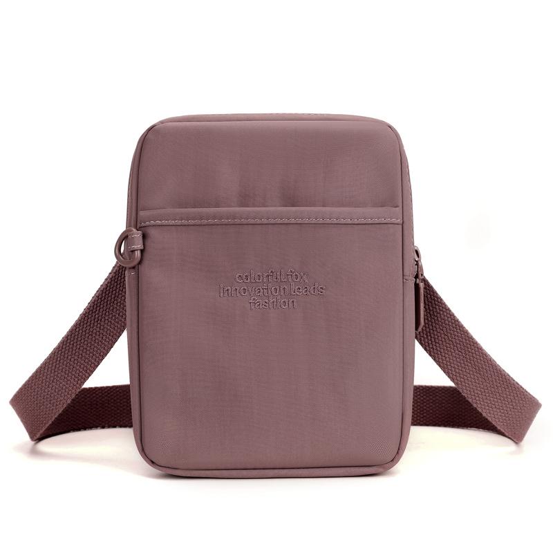 Summer Messenger Small Bag Portable Large Screen Mobile Phone Bag Simple and Versatile Walking Small Bag Nylon