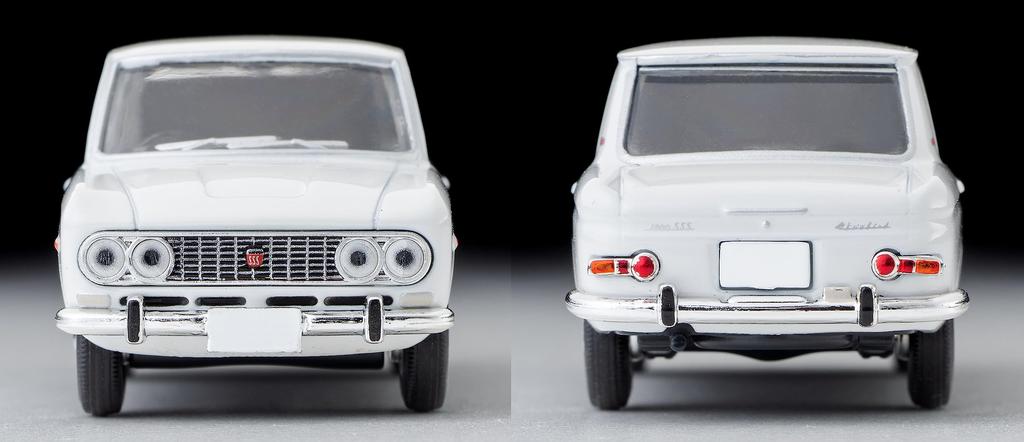Tomytec Tomica Limited Vintage 1/64 Scale LV-205a Datsun Bluebird 4-Door 1600SSS White 1965 Model (Finished Product)