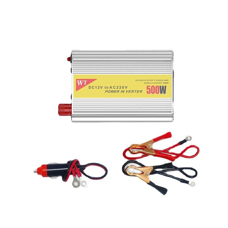 

500 Вт инвертор 12 В в 220 В/110 В автомобильный инвертор ремонт синусоида 2.1a выход автомобили автомобильные аксессуары белый