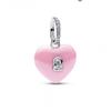 Pandora Pink Heart Padlock Dangle Charm 794424c01