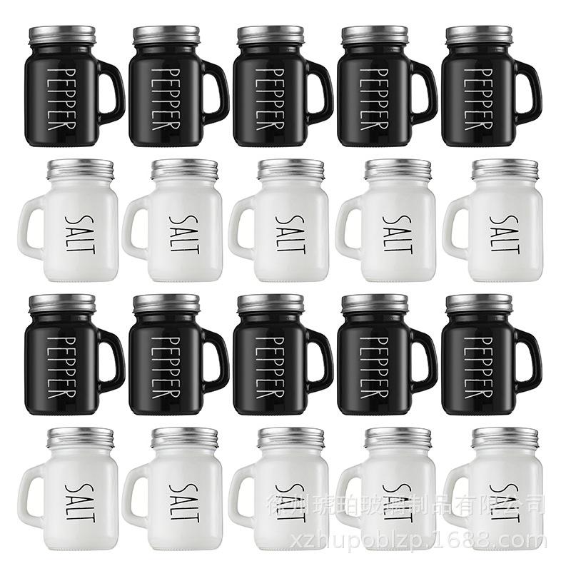 

Hot Selling Glass Spice Jar Set - Pepper, Powder, and Seasoning Sprinklers