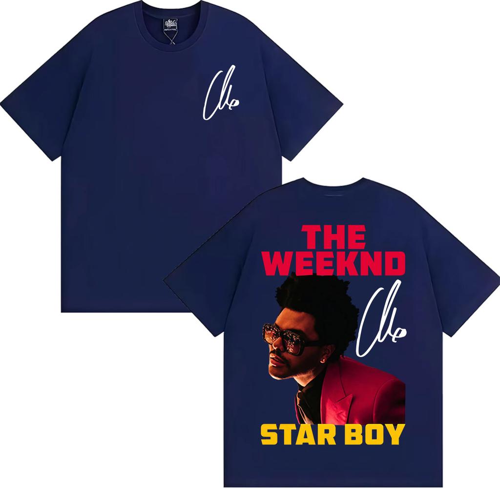 Starboy Style The Weeknd Graphic Tshirts Women Unisexs Clothing Hip Hop Harajuku T Shirt Summer Tops Oversized Tshirt Streetwear