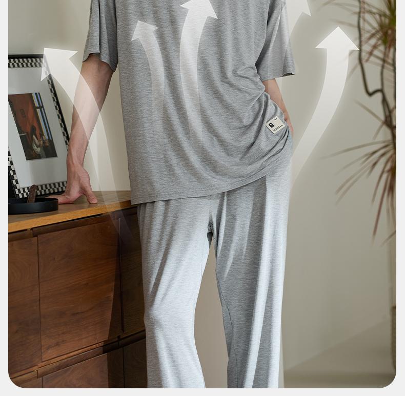 Xuan Liang Men's Summer Modal Pajama Set