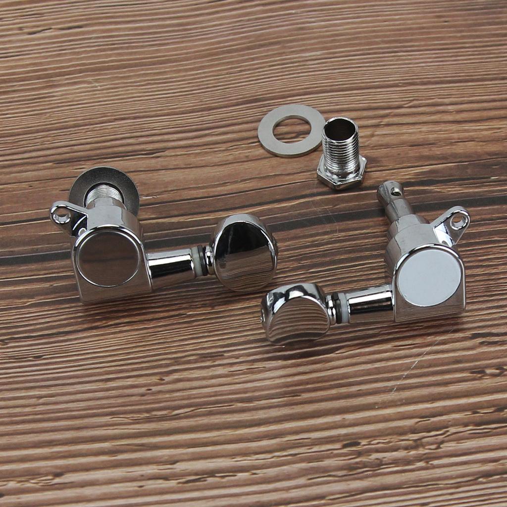 FLEOR 6pcs Electric Guitar String Tuning Keys Pegs Tuners Machine Heads 6R /6L/3L3R Choose Guitar Accessories Parts