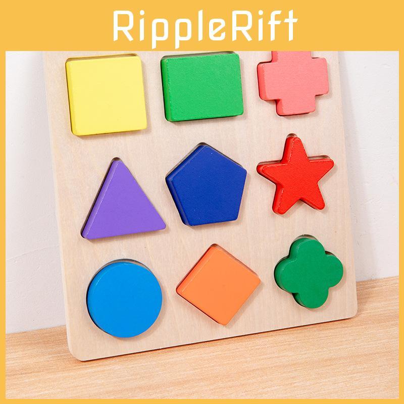 Recognition Wooden Cognitive Board  Preschool Children Early Learning Toy Gift
