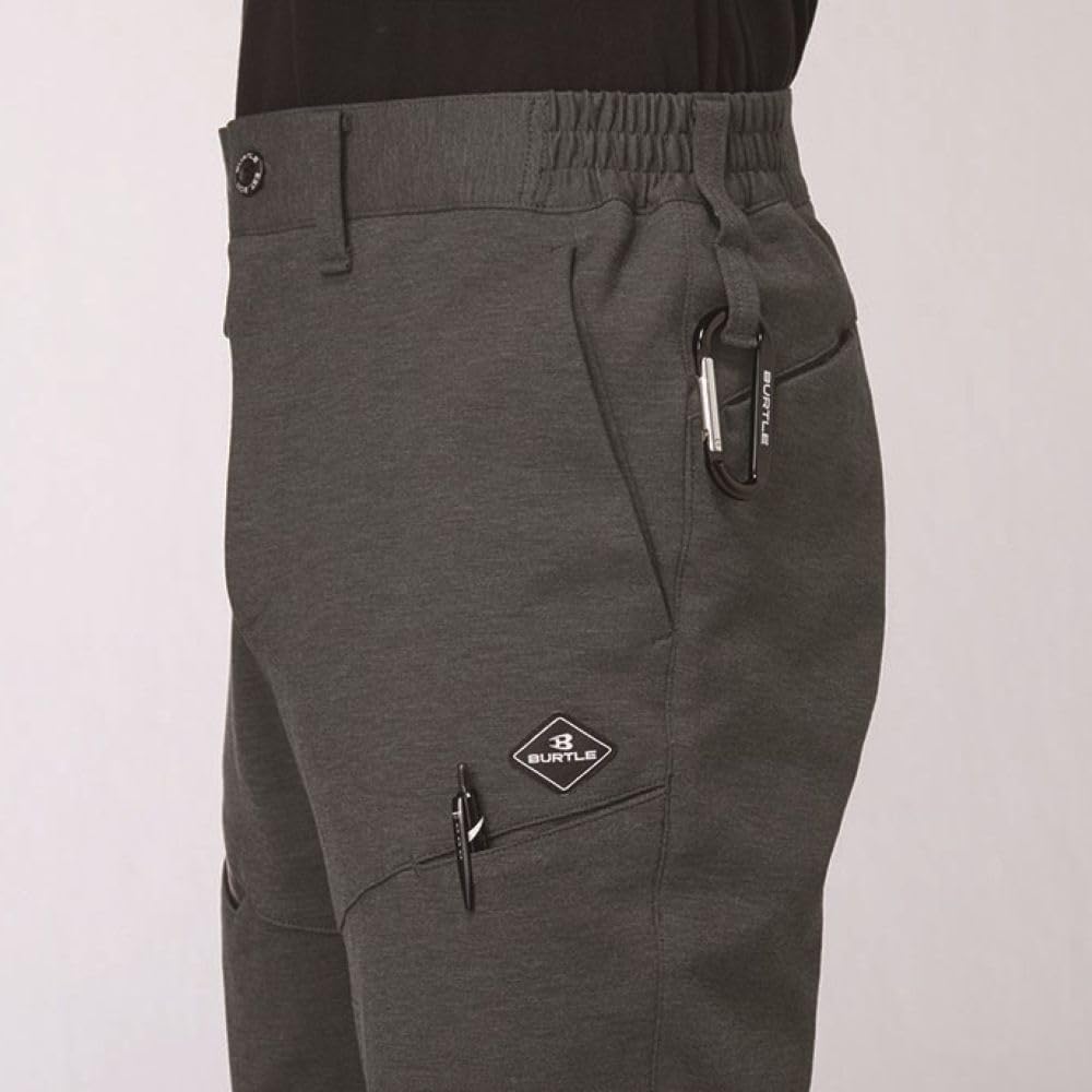 BURTLE Jogger Pants (Unisex) for Fall/Winter, Charcoal Gray, 853 6, Size 3XL