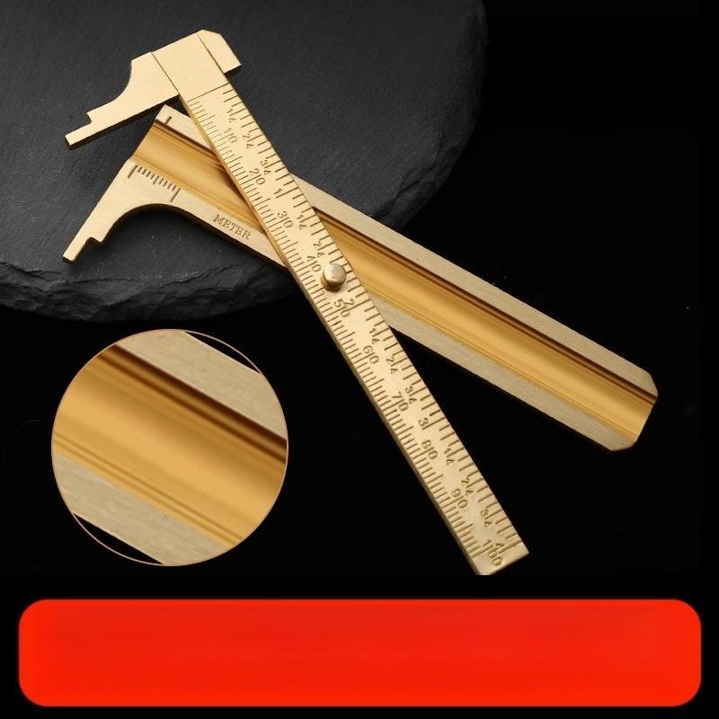 Industrial Grade High-precision Pure Copper Digital Vernier Measurement Mini Household Oil Standard Walnut Copper Caliper