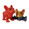 3D Printed French Bulldog Model with Movable Joints - Creative Swinging Toy for Kids