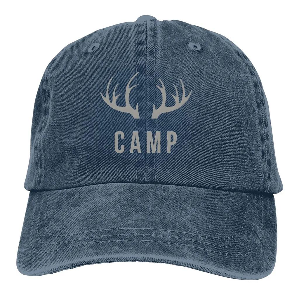 Camp Deer   Camping Vibes Baseball Caps Peaked Cap Camper Camping Sun Shade Hats for Men