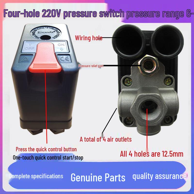 Year Fa Horizontal Air Compressor Pressure Switch Controller