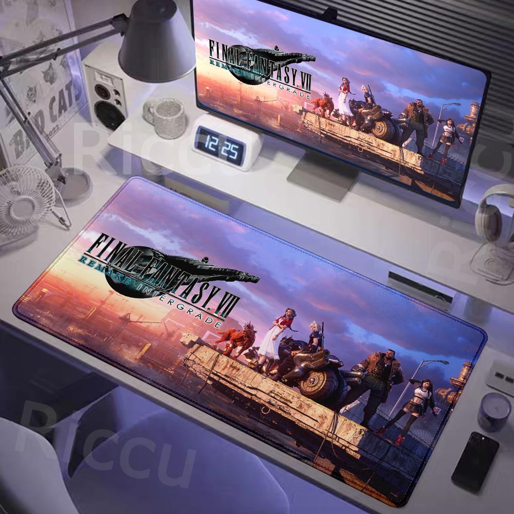 FINAL FANTASY VII REMAKE INTERGRADE electronic sports Locking edge Gamer Large HD Print Computer Desk Locking Edge Keyboard Pad