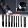 12PCS 1-10mm Leather Craft Round Hollow Hole Punch For Belt Watch Band Gasket Hollow Punch Steel Hole