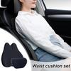 Car Headrest And Lumbar Pillow Vehicle Seat Accessories Vehicle Neck Support Pillow For Trucks Sedans SUVs RVs Drivers Urban