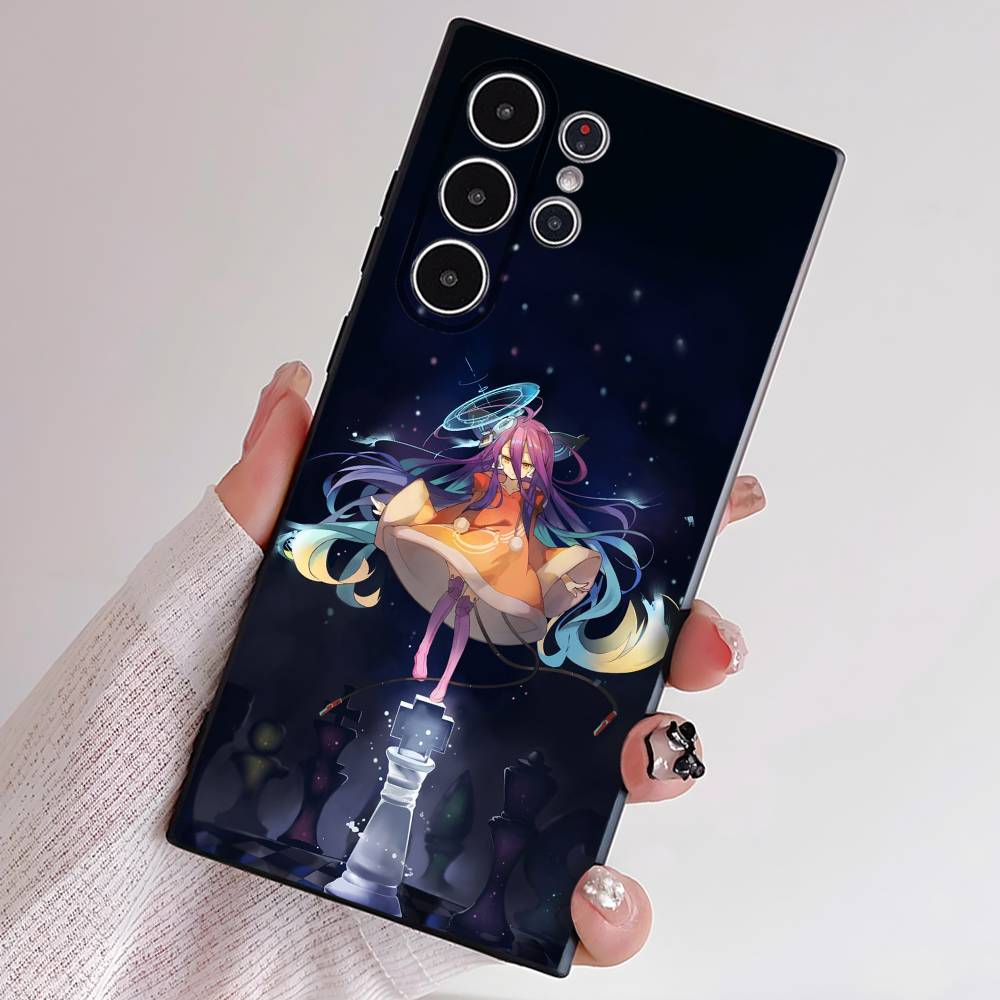 No Game No Life Anime Phone Case For Samsung S Series S21 S22 S23 S24 S25 FE Plus Ultra TPU Soft To Skin-friendly Case
