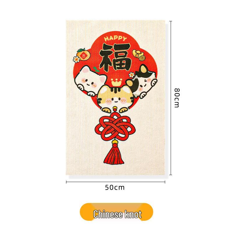 

Bai Chong Island Right-Angle Cat Scratching Board - Protects Furniture, Anti-Flake Climbing Toy, Self-Entertaining Decompression Tool for Cats. 50x80 cm