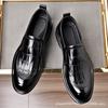 Men's Shoes Business Dress Casual Leather Shoes Men's Platform Leather Fashion Soft Sole Soft Surface Breathable