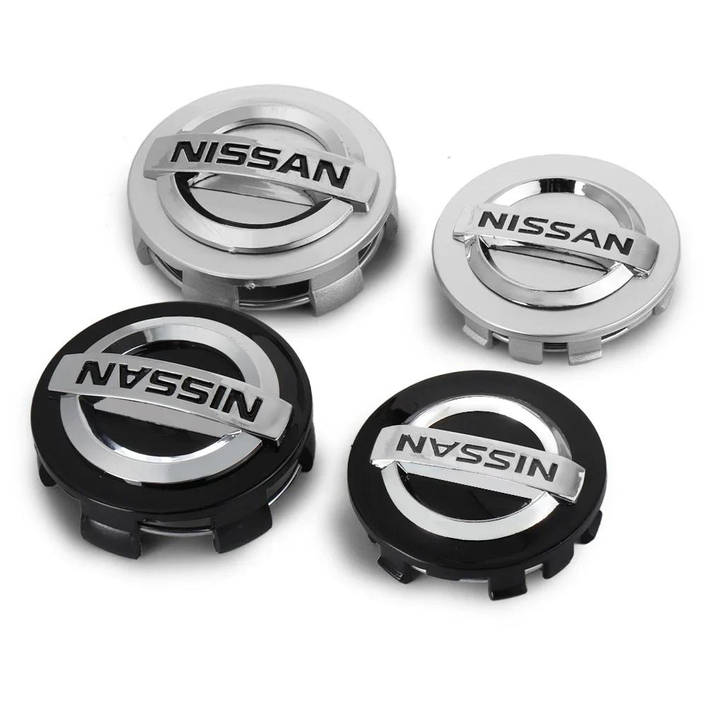 4 Pezzi Copricerchi Centrali per Ruote Auto Copertura Cerchi per Nissan Qashqai j11 Juke GTR X-Trail Patrol Micra Navara Tiida Murano Sentra Leaf