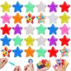 Star Shaped Stress Balls, Face Bead Toys, Colorful Sensory Balls For Kids Adults, Anxiety Balls For Party Favors & Prizes