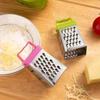 Kuchyňské pomůcky na výrobu Čtyřstranný ruční kráječ Nerezové struhadlo Mrkev Ovoce Sýry Zeleninové nástroje Příslušenství