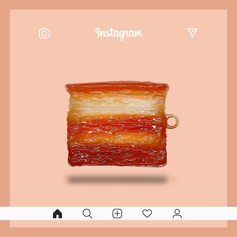 

Creative Personalized Spoof Artificial Pork Belly Airpods3 Protective Case Female Apple Pro2 Earphone Case Applicable New Product Apple Airpods 3