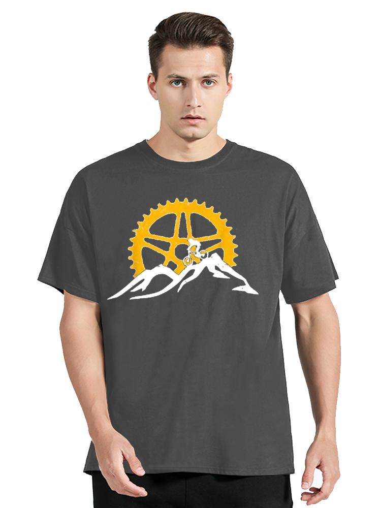 Mountain Bike Cycle Men Tshirts Downhill Mount MTB Fitness Tshirt Cotton Tops Tees Mens Clothes Oversized Unisex Tshirt