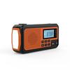Multifunctional Solar Hand-Cranked Emergency Radio with Flashlight and Power Bank