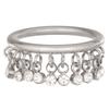 Fringe Finger Ring for Women with Clear Stone Detail, Statement Jewelry for Parties, Date Nights and Gift Giving