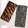 Luxurious leopard print pattern For Samsung A41 A35 A34 A33 A32 A25 A24 A23 A21s A06 A05 A04 A03 Note 10 20 Ultra 5G Black Case