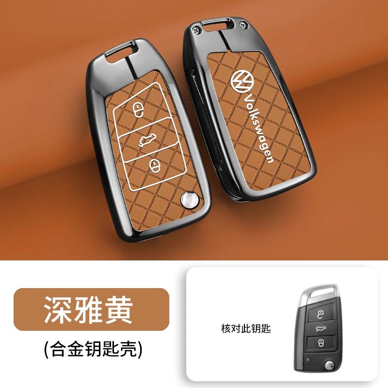 

VW GTI GOLF 2026 Hot For VW VOLKSWAGEN Car Zinc Alloy Smart Remote Key Key Fob Case Cover For VW Volkswagen MK7 Golf 7 Tiguan MK