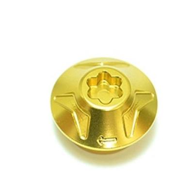 Megatech (LIVRE) Handle Nut Kaken Gold Daiwa Left-handed(Repair Parts) SNUT-DL-GL