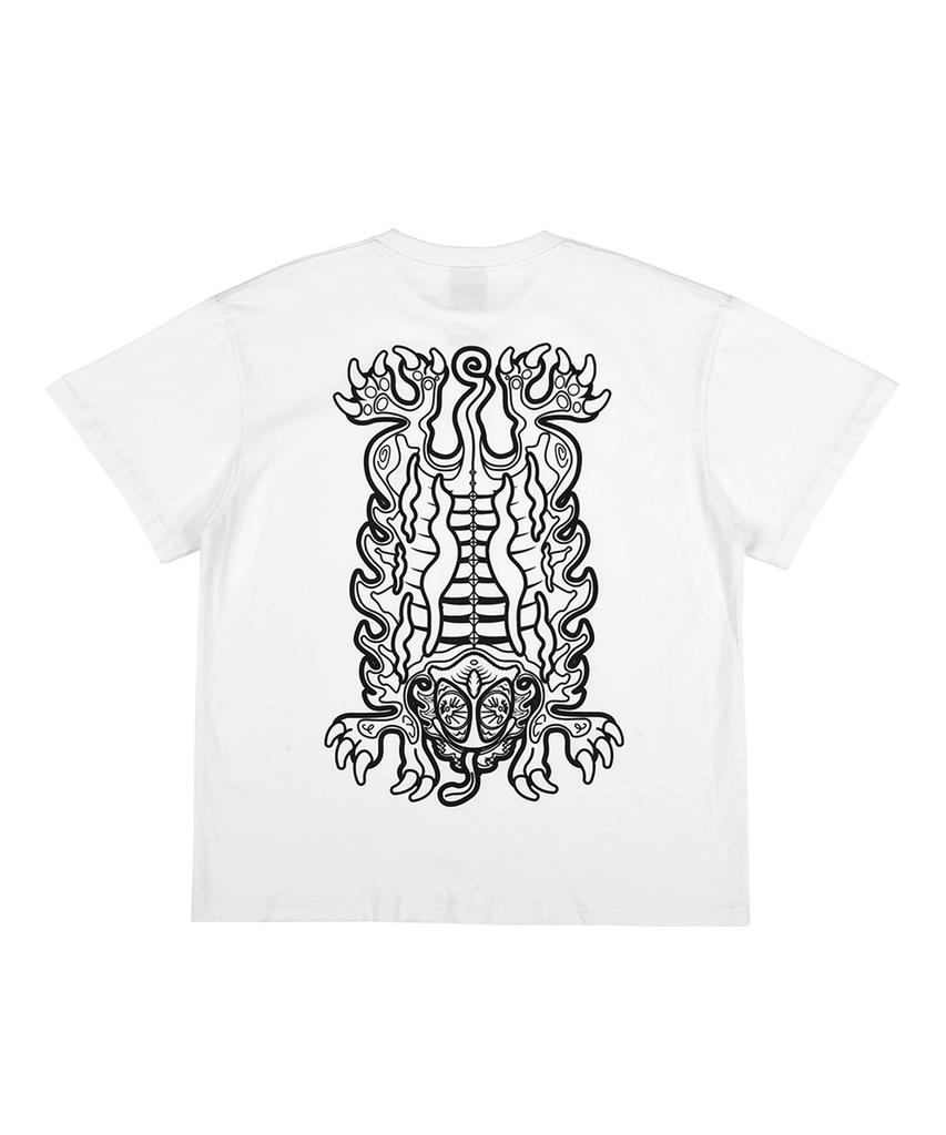 Ialeseuko Chameleon Feeling T-Shirt_White