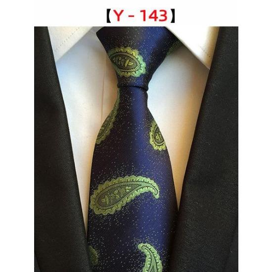 8Cm Polyester Herrenkrawatte Cashew Blumenanzug Krawatte