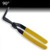 2Pcs  90°  45° Car Trim Clip Removal Plier Trim Upholstery Door Pin Panel Fastener Puller Tool