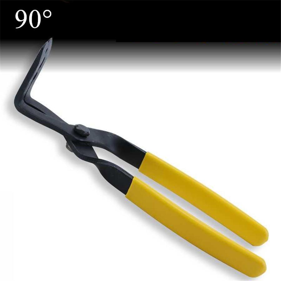 2Pcs 90° 45° Car Trim Clip Removal Plier Trim Upholstery Door Pin Panel Fastener Puller Tool