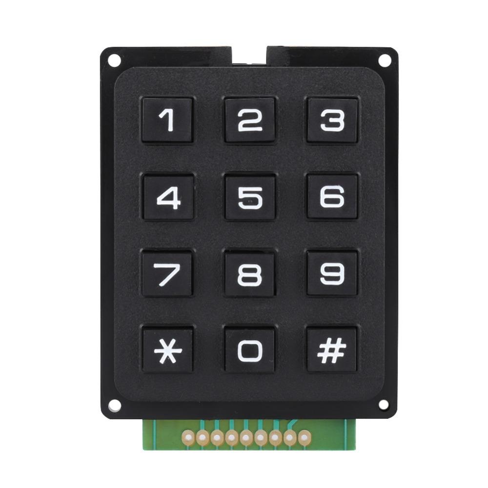 Push Buttons External Keypad 3x4 Matrix Array Switch Practical Number Pad  DIY Electronics