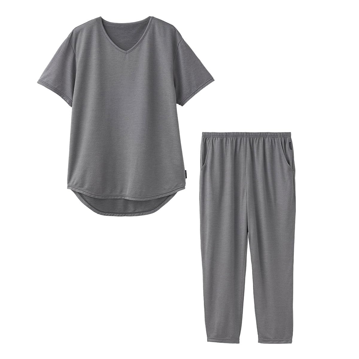 

Venex Comfort Cool Recovery С коротким рукавом Зауженные брюки Размер L Носить, Женский V-образный вырез Комплект 3/4, Серый, серый