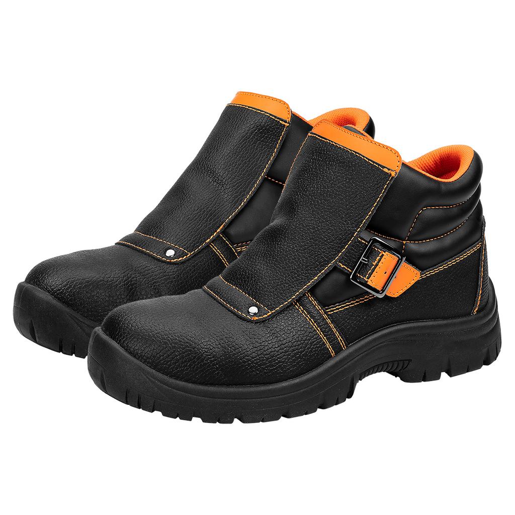S1P SRC Welding Boots, Leather, Size 46