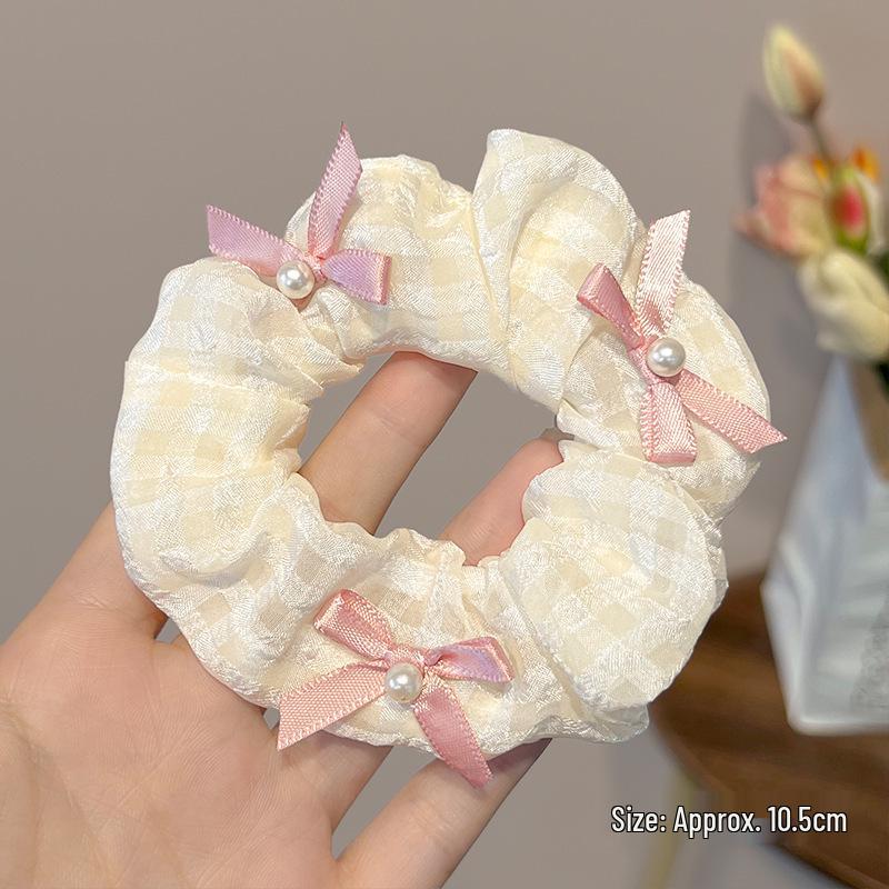 Women's Fresh Intestine Hair Tie: Gentle, Versatile, Sweet & Cute for Damage-free, Stylish Buns this Summer
